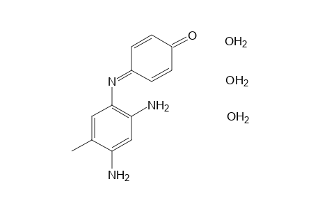 N-(4,6-DIAMINO-m-TOLYL)-p-BENZOQUINONE IMINE, TRIHYDRATE