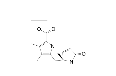 TERT.-BUTYL-(-)-(R)-1,4,5,10-TERAHYDRO-4,7,8-TRIMETHYL-1-OXO-11H-DIPYRRIN-9-CARBOXYLATE