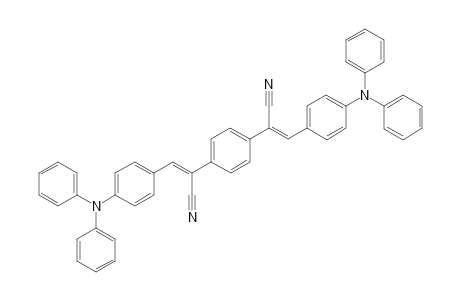 7,9-Dicyano-8,10-bis(diphenylamino)1,4-bis-styrylbenzene