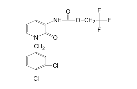 1-(3,4-DICHLOROBENZYL)-1,2-DIHYDRO-2-OXO-3-PYRIDINECARBAMIC ACID, 2,2,2-TRIFLUOROETHYL ESTER
