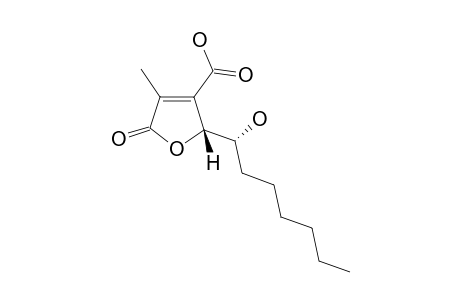 ISOSPOROTHRIC-ACID;(2R)-2-[(1R)-1-HYDROXYHEPTYL]-4-METHYL-5-OXO-2,5-DIHYDRO-FURAN-3-CARBOXYLIC-ACID
