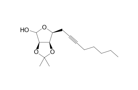 3,4-(Isopropyldioxy)-2-hydroxy-5-(oct-2-ynyl)tetrahydrofuran