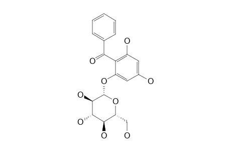 GARCIMANGOSONE-D;2,4-DIHYDROXY-6-O-BETA-D-GLUCOSIDE-BENZOPHENONE