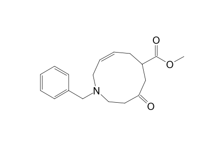 Methyl 1-benzyl-4-oxo-1,2,3,4,5,6,7,10-octahydroazecine-6-carboxylate