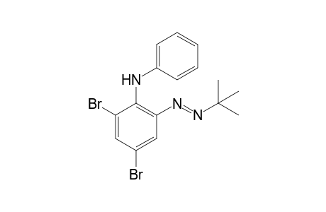 2,4-Dibromo-6-[(tert-butyl)azo]-N-phenylaniline