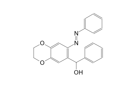 1,4-benzodioxin-6-methanol, 2,3-dihydro-alpha-phenyl-7-[(E)-phenylazo]-