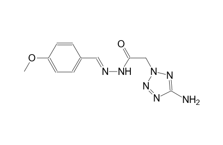 2-(5-amino-2H-tetraazol-2-yl)-N'-[(E)-(4-methoxyphenyl)methylidene]acetohydrazide