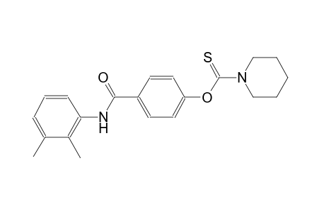 O-{4-[(2,3-dimethylanilino)carbonyl]phenyl} 1-piperidinecarbothioate