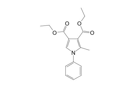 Diethyl 2-methyl-1-phenylpyrrole-3,4-dicarboxylate