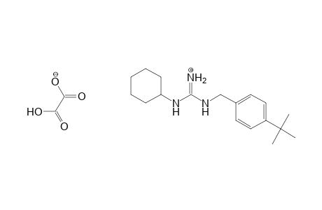 Guanidine, N-cyclohexyl-N'-[[4-(1,1-dimethylethyl)phenyl]methyl]-,ethanedioate (1:1)