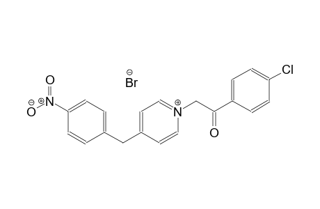 1-[2-(4-chlorophenyl)-2-oxoethyl]-4-(4-nitrobenzyl)pyridinium bromide