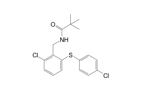 N-{2-chloro-6-[(p-chlorophenyl)thio]benzyl}-2,2,-dimethylpropionamide