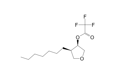 CIS-3-TRIFLUOROACETOXY-4-HEPTYLTETRAHYDROFURAN