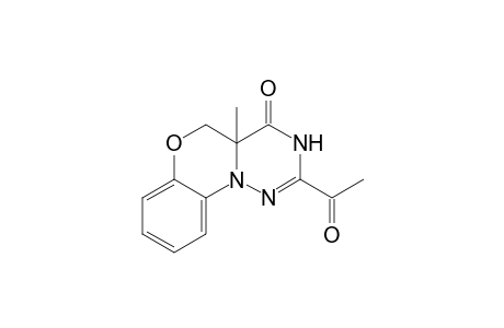 2-acetyl-4a-methyl-1,5-dihydro-[1,2,4]triazino[6,1-c][1,4]benzoxazin-4-one