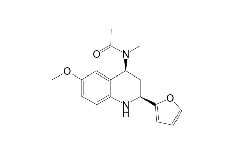 (2S*,4S*)-1,2,3,4-Tetrahydro-2-(2'-furyl)-4-(N-Methyl-M-acetylamido)quinoline