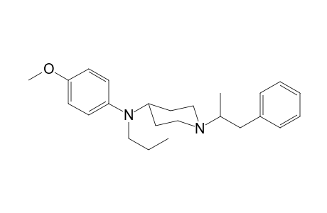 N-4-Methoxyphenyl-N-propyl-1-(1-phenylpropan-2-yl)piperidin-4-amine
