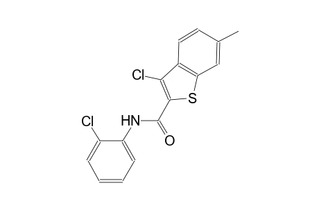 3-chloro-N-(2-chlorophenyl)-6-methyl-1-benzothiophene-2-carboxamide