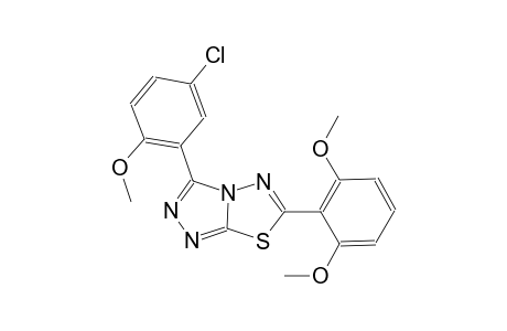 [1,2,4]triazolo[3,4-b][1,3,4]thiadiazole, 3-(5-chloro-2-methoxyphenyl)-6-(2,6-dimethoxyphenyl)-