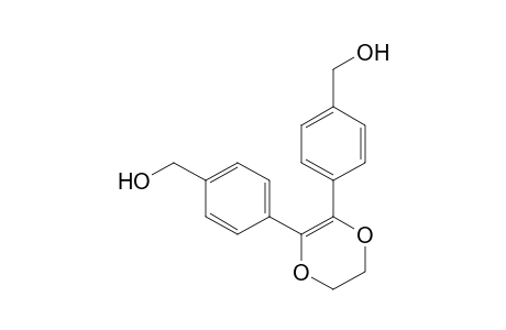 Benzenemethanol, 4,4'-(5,6-dihydro-1,4-dioxin-2,3-diyl)bis-