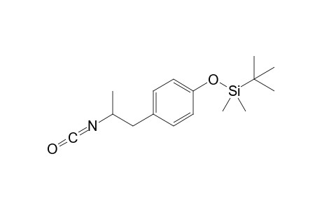 2-Isocyanato-1-[4-dimethyl(tertbutyl)silyloxyphenyl]propane
