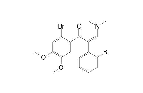 1-(2-Bromo-4,5-dimethoxyphenyl)-2-(2-bromophenyl)-3-(N,N-dimethylamino)propenone