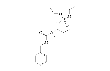 BENZYL-2-METHOXY-2-METHYL-3-(DIETHYLPHOSPHATOXY)-PENTANOATE