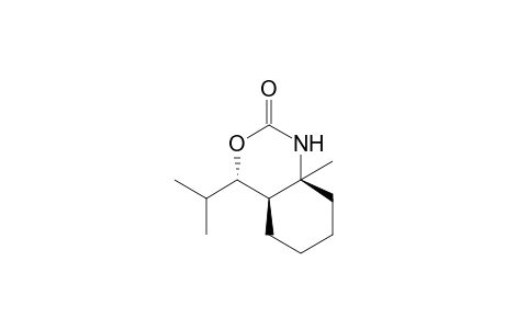 (4S,4aR,8aS)-8a-Methyl-octahydro-4-(1"-methylethyl)-2H-(3,1)-benzoxazin-2-one