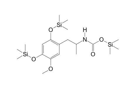 N-[1-(2,4-Dihydroxy-5-methoxyphenyl)prop-2-yl]carbamic acid 3TMS