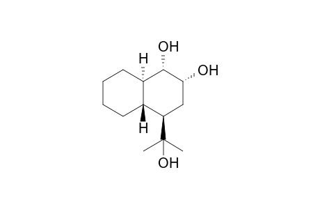 Decahydro-4-(1-hydroxy-1-methylethyl)naphthalene-1,2-diol