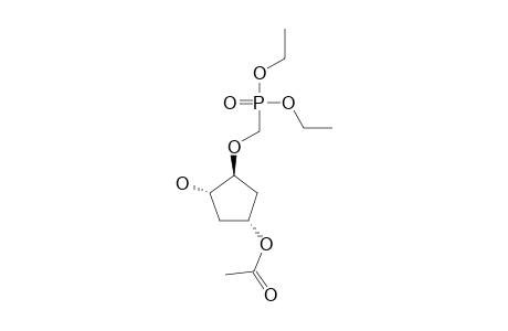 (+)-(1-ALPHA,3-ALPHA,5-BETA)-3-ACETOXY-5-(DIETHYLPHOSPHONOMETHOXY)-CYCLOPENTANOL