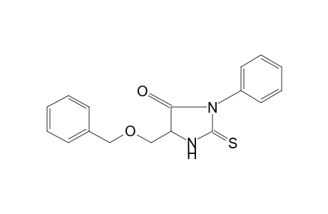 5-[(benzyloxy)methyl]-3-phenyl-2-thiohydantoin