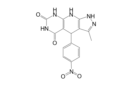 4-[4-nitrophenyl]-3-methyl-4,9-dihydro-1H-pyrazolo[4',3':5,6]pyrido[2,3-d]pyrimidine-5,7(6H,8H)-dione