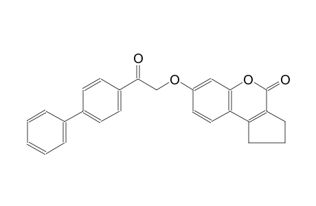 7-(2-[1,1'-biphenyl]-4-yl-2-oxoethoxy)-2,3-dihydrocyclopenta[c]chromen-4(1H)-one