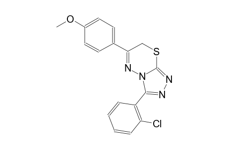 3-(2-chlorophenyl)-6-(4-methoxyphenyl)-7H-[1,2,4]triazolo[3,4-b][1,3,4]thiadiazine