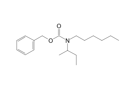 Carbamic acid, N-(2-butyl)-N-hexyl-, benzyl ester