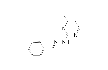 4-methylbenzaldehyde (4,6-dimethyl-2-pyrimidinyl)hydrazone