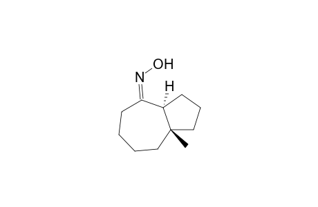 trans-10-methyl-4-ketoperhydroazulene oxime