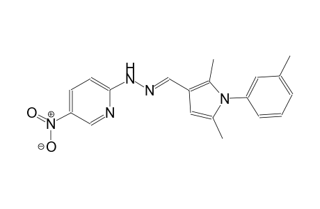 2,5-dimethyl-1-(3-methylphenyl)-1H-pyrrole-3-carbaldehyde (5-nitro-2-pyridinyl)hydrazone