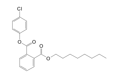 Phthalic acid, 4-chlorophenyl octyl ester