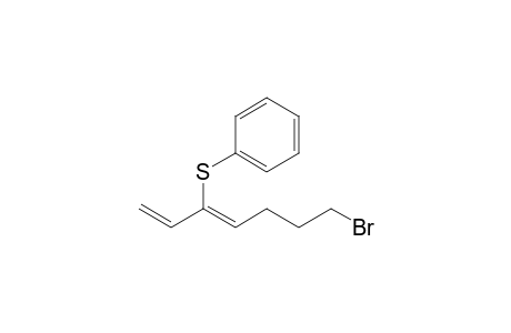(Z)-7-bromo-3-(phenylthio)-1,3-heptadiene