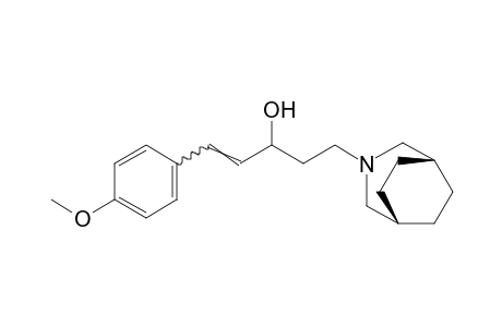 alpha-(p-methoxystyryl)-3-azabicyclo[3.2.2]nonane-3-propanol