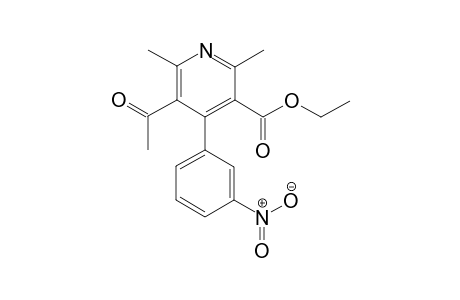 Ethyl 5-acetyl-2,6-dimethyl-4-(3'-nitrophenyl)pyridine-3-carboxylate