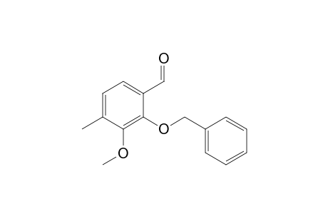 2-Benzoxy-3-methoxy-4-methyl-benzaldehyde
