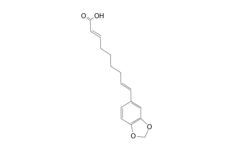 (2E,8E)-9-(1,3-benzodioxol-5-yl)nona-2,8-dienoic acid