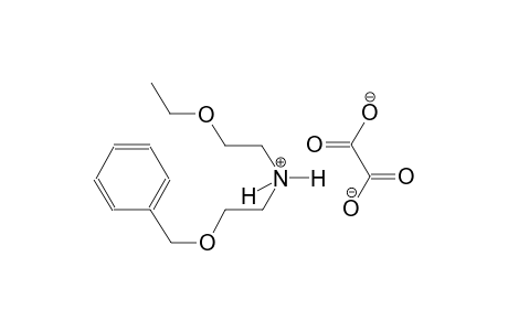 2-(benzyloxy)-N-(2-ethoxyethyl)ethanaminium oxalate