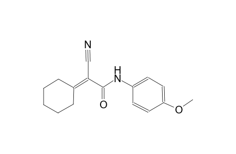 2-cyano-2-cyclohexylidene-N-(4-methoxyphenyl)acetamide