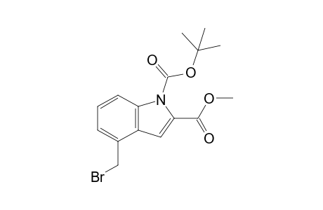 Methyl 4-(bromomethyl)-1-(t-butoxycarbonyl)-indole-2-carboxylate