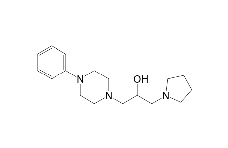 1-(4-phenyl-1-piperazinyl)-3-(1-pyrrolidinyl)-2-propanol