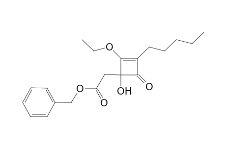 (phenylmethyl) 2-(2-ethoxy-1-oxidanyl-4-oxidanylidene-3-pentyl-cyclobut-2-en-1-yl)ethanoate