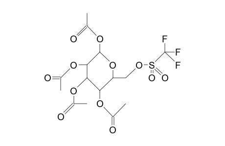 1,2,3,4-Tetra-O-acetyl-6-O-(trifluoromethylsufonyl).beta.-D-glucopyranose